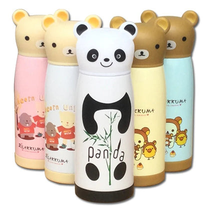 350ml Cartoon thermos cup stainless steel vacuum flask Insulated Tumbler thermo mug thermocup panda shaped thermal bottle [MUG]