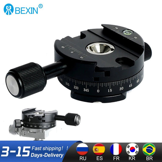 360° Panoramic Photography Accessories Dslr Camera Tripod Head Mount Arca Swiss Quick Release Plate Adapter Clamp with 1/4 Screw [PHO]