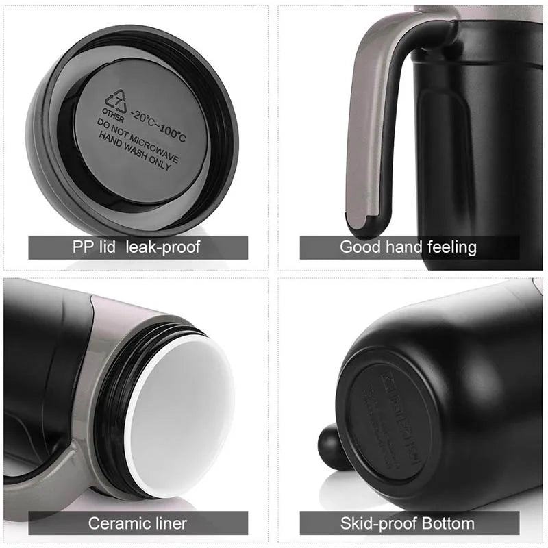 380ML Ceramic Inner Water Bottle Vacuum Flasks Portable Thermal Coffee Mug for Water Insulated Tumbler Office Drinkware [MUG]