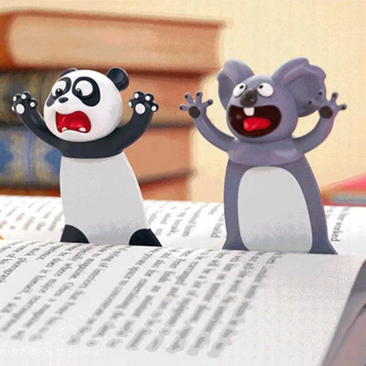 3D Stereo Cartoon Marker Animal Bookmarks Original Cute Cat PVC Material Funny Student School Stationery Children Gift Bookmark [STA]