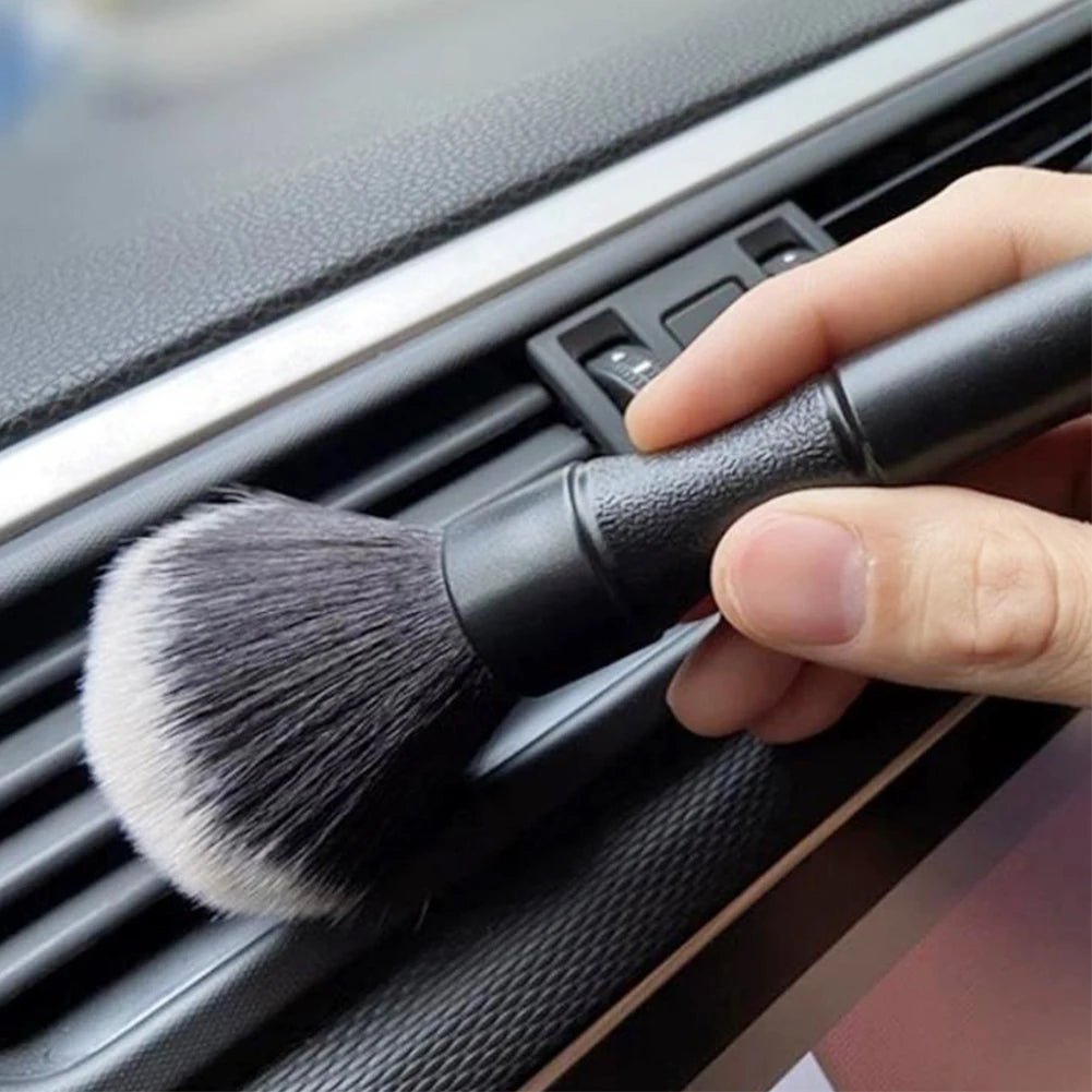 3PCS Car Detailing Brush Super Soft Auto Interior Detail Brush With Synthetic Bristles Car Dash Duster Brush Accessories [CAR] [DTL]