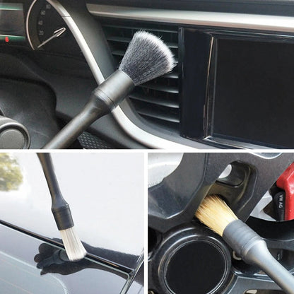 3PCS Car Detailing Brush Super Soft Auto Interior Detail Brush With Synthetic Bristles Car Dash Duster Brush Accessories [CAR] [DTL]