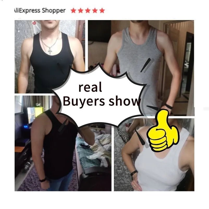 3pcs/lot Cotton Mens  Underwear Sleeveless Tank Top Solid Muscle Vest Undershirts O-neck Gymclothing T-shirt men's vest [GRM] [UND]