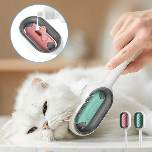 4 In 1 Pet Grooming Brush Cleaning Massage Remover Comb For Cat Dog General Supplies with Water Tank Pets Products Accessories [PET]