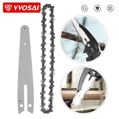 4 inch 6 inch Chain Guide Electric Chainsaw Chains and Guide Used For Logging And Pruning Electric Saw Parts Garden Tool [TOL]