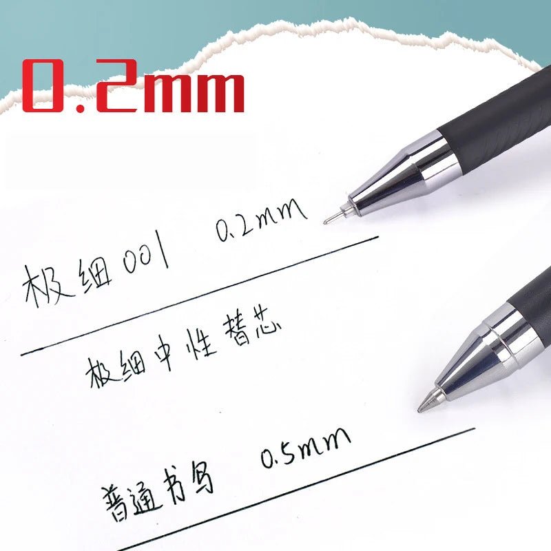 4 pcs/lot 0.15mm 0.2mm 0.35mm Gel Pen Kawaii Simple Neutral Pen For Kids Gifts School Office Writing Supplies Student Stationery [STA]