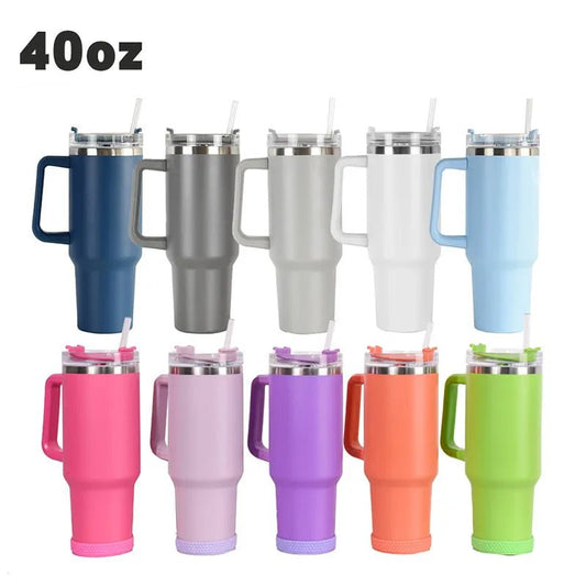 40oz Mug With Lid and Straw Stainless Steel Vacuum Mug Tumbler Keep Cold and Hot Leak Proof Travel Coffee Mug [MUG]