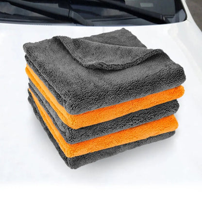 40X40cm Microfiber Towels Car Care Washing Thicken Towel Car Detailing Drying Cloth Cleaning Tool Auto Wash Accessories [CAR] [DTL]