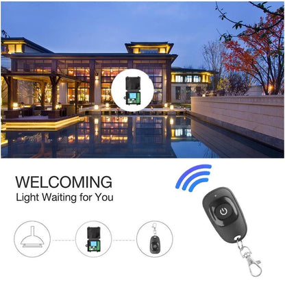 433Mhz Universal Wireless Remote Control Switch DC 12V 1CH Relay Receiver Module RF Transmitter Learning Button Remote Control [HAP]