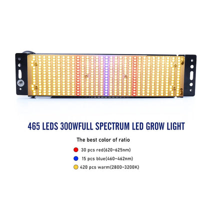 465LEDs Led Grow Light Full Spectrum 300W Phytolamp For Plants Grow Tent Complete Kit Warm White Light For Vegetable Grow Box [GAR]