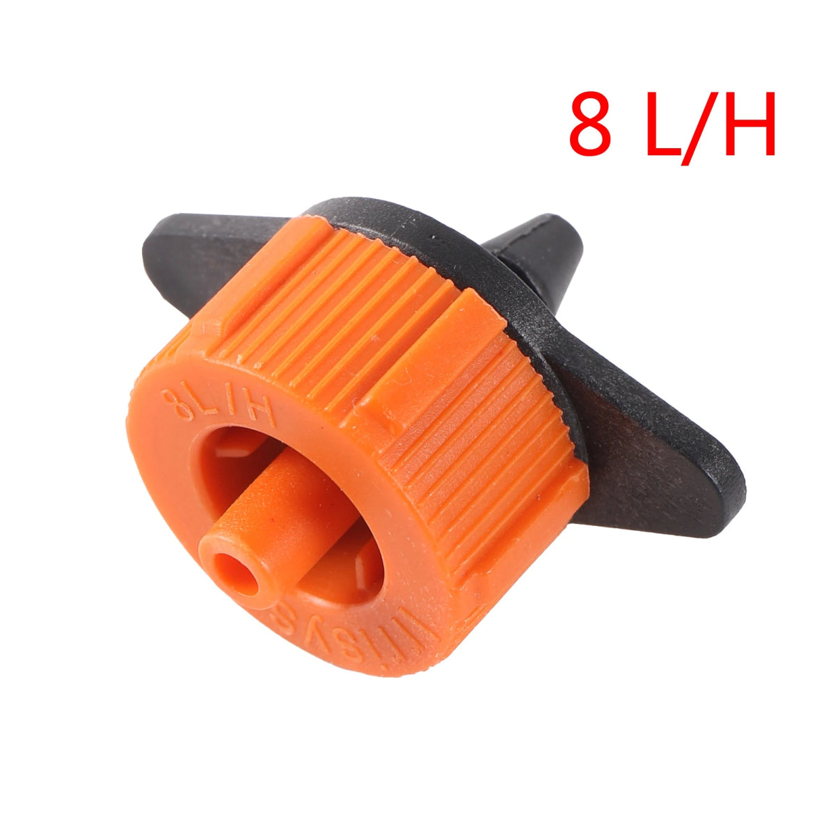 4L/H 8L/H Pressure Compensating Drip Irrigation Emitter - Turbo Style Dripper Agriculture Irrigation Garden Watering 10 Pcs [GAR]