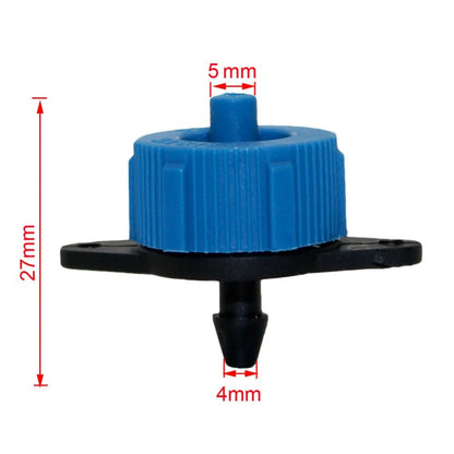 4L/H 8L/H Pressure Compensating Drip Irrigation Emitter - Turbo Style Dripper Agriculture Irrigation Garden Watering 10 Pcs [GAR]