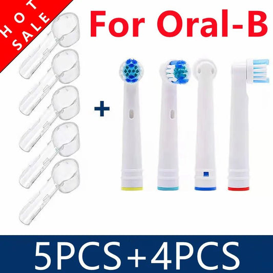 4pcs Replacement Brush Heads For Oral-B Electric Toothbrush Fit Advance Power/Pro Health/Triumph/Vitality Precision Clean [HAP]