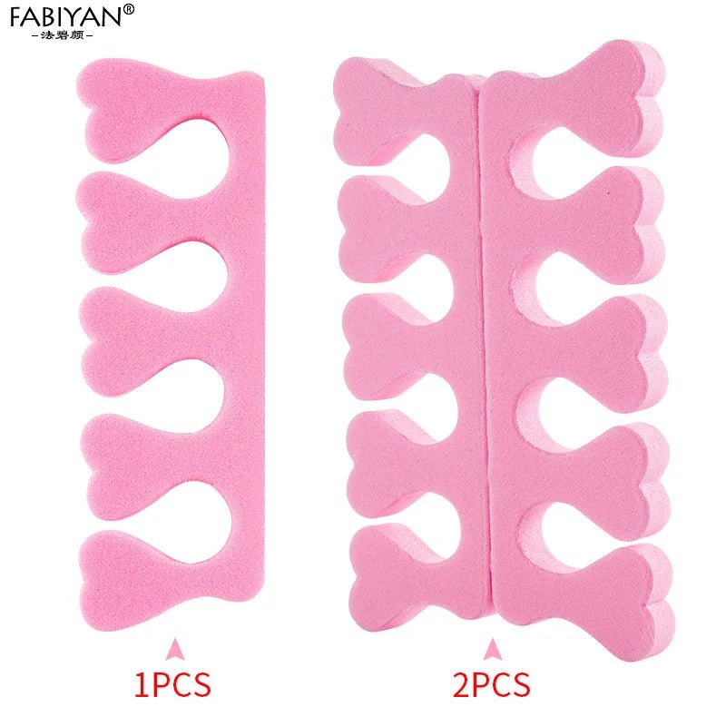 50pcs/Pack Pink Nail Art Toes Separators Fingers Foots Sponge Soft Gel UV Tools Polish Manicure Pedicure [BEU]