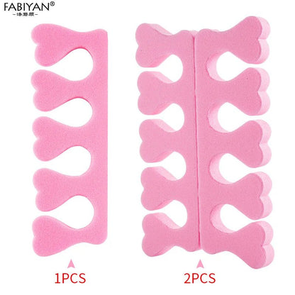 50pcs/Pack Pink Nail Art Toes Separators Fingers Foots Sponge Soft Gel UV Tools Polish Manicure Pedicure [BEU]