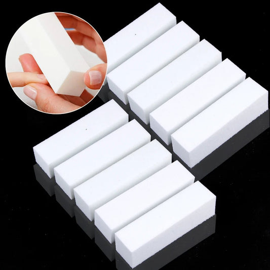 5/10Pcs Nail Buffer Professional Nail File Polisher Block Manicure Pedicure Files Sanding Polishing Sponge Nail Art Accessories [BEU]