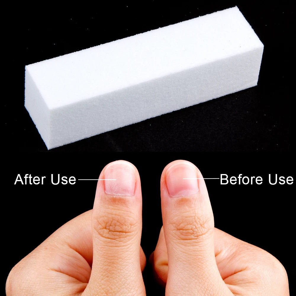 5/10Pcs Nail Buffer Professional Nail File Polisher Block Manicure Pedicure Files Sanding Polishing Sponge Nail Art Accessories [BEU]