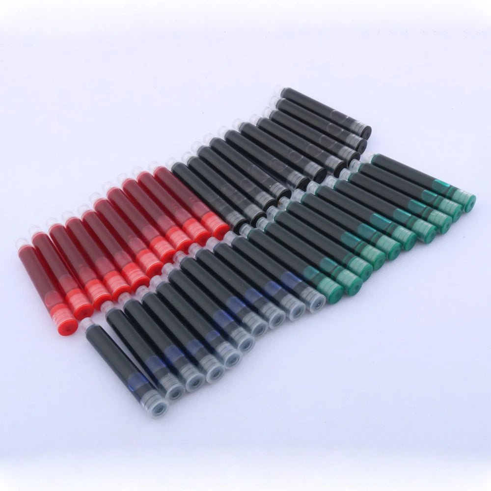 51pcs Fountain Pen ink refills diameter 2.6mm 3.4mm standards international Stationery Office supplies INK PEN [STA]