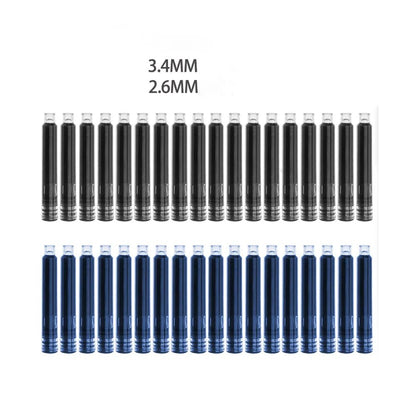 51pcs Fountain Pen ink refills diameter 2.6mm 3.4mm standards international Stationery Office supplies INK PEN [STA]