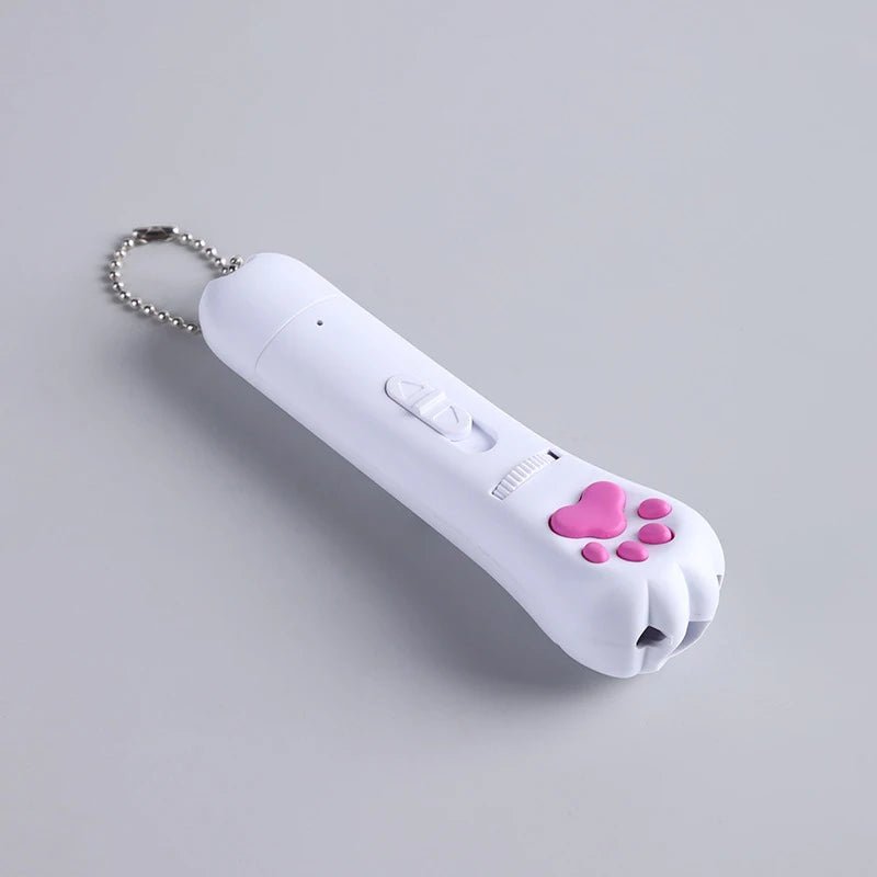 6 in 1 USB Pet LED 1 mw Laser Cat Laser Transform pattern Rechargeable Toy Interactive Bright Animation Pointer Light Pen Toys [PET]