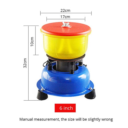 6 inch Vibratory Tumbler Polishing Machine Jade Agate Grinder Vibrating Barrel Grinder [MUG]