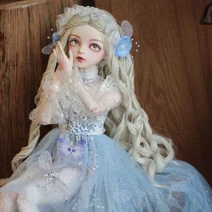 60cm bjd ball jointed Doll gifts for girl  Handpainted makeup fullset Lolita/princess dolls  with clothes BUTTERFLY FAIRY [LOL]