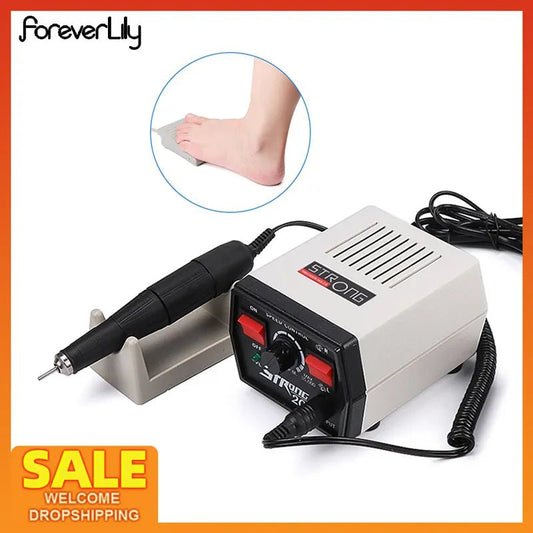 65W Electric Nail Drill Machine 35000rpm Strong 204 For Manicure Pedicure Machine Professional Nail File Sanding Grinding Device [BEU]