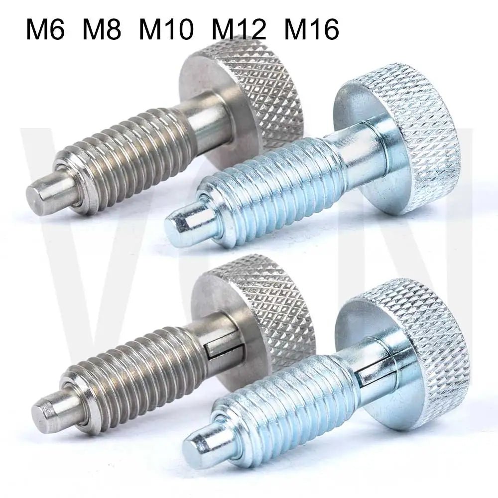 all metal VCN230 Indexing Plungers,Spring plungers, Index plunger,Locking spring screw  without Nut ,M6 M8 M10 M12 M16 [HOM]