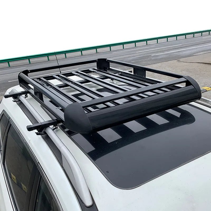 Aluminum Alloy 160*100cm Double Deck Car Roof Rack SUV RoofAluminum Alloy Cargo Carrier Basket Cargo Roof Rack [CAR]