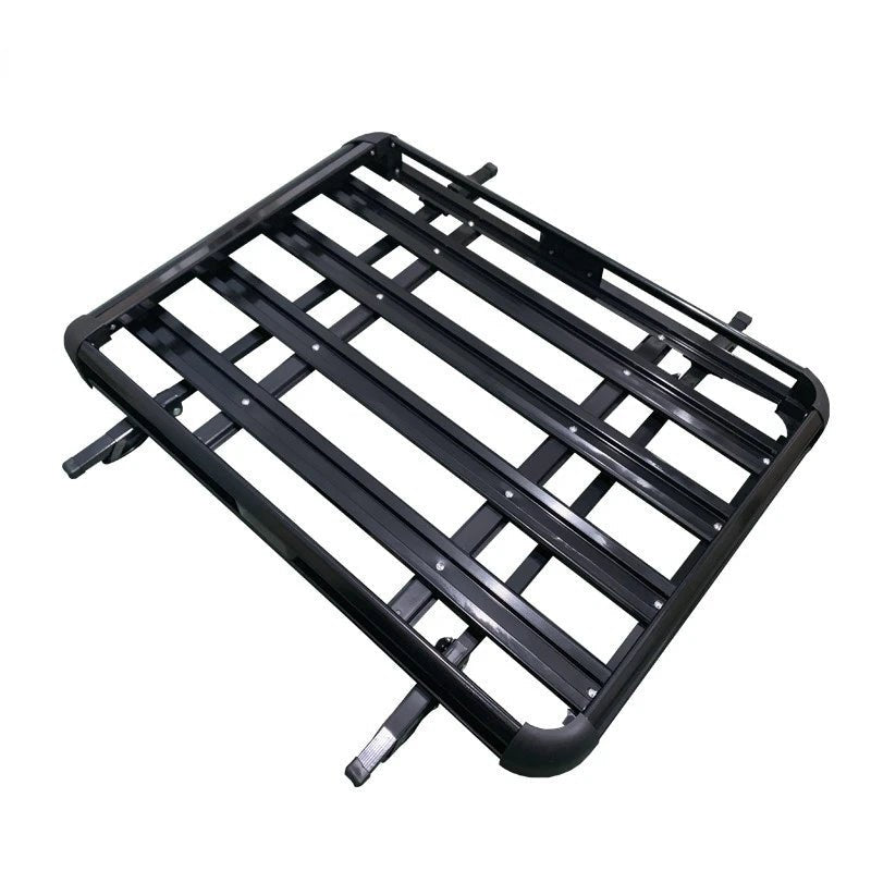 Aluminum Alloy 160*100cm Double Deck Car Roof Rack SUV RoofAluminum Alloy Cargo Carrier Basket Cargo Roof Rack [CAR]