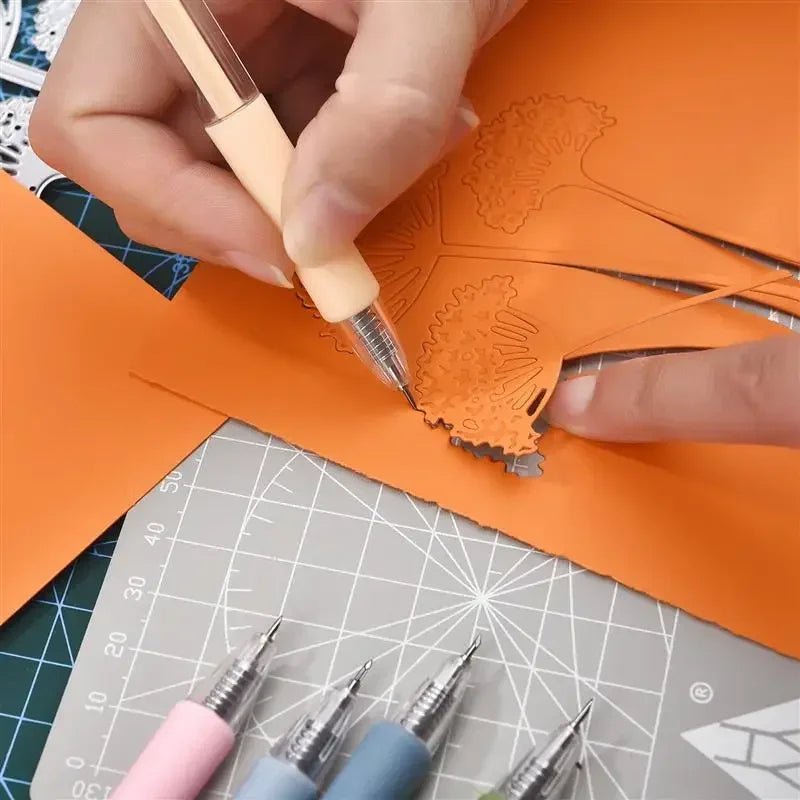 Art Utility Knife Pen Knife Cut Machines Stickers Scrapbooking Cutting Tool Express Box Knife School Supplies DIY Craft Supplies [STA]