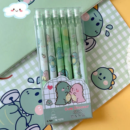 Automatic Pencil Boxed Cartoon Activity Pencil Student Cute Creative Press Pen School Stationery with Eraser Gift [STA]