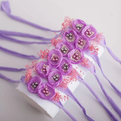 Baby Girl Elastic Flower Headbands Princess Infant Photography Accessories Hand Made Newborn Bebe Headwear Photo Props [PHO]