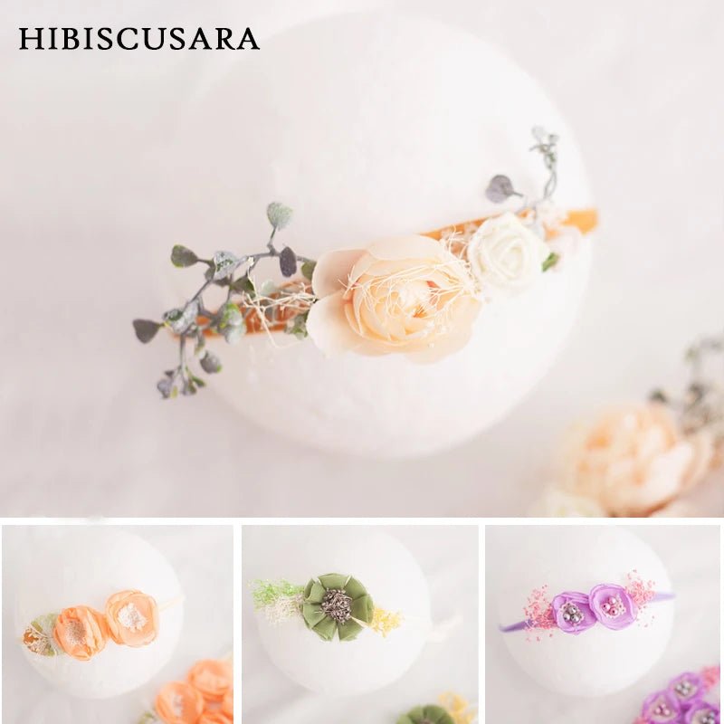 Baby Girl Elastic Flower Headbands Princess Infant Photography Accessories Hand Made Newborn Bebe Headwear Photo Props [PHO]