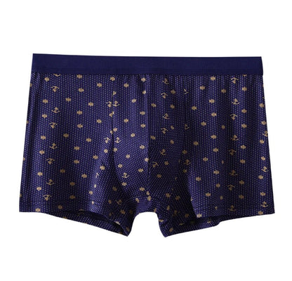 Bamboo Male Panties Sexy Underwear Men Cuecas Boxer New Fashion Boxer Shorts Mens Underwear 4pcs/lot Free Shipping [GRM] [UND]