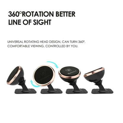 Baseus Universal Car Phone Holder Magnetic Holder For Mobile Phone in car for iPhone X holder soporte movil auto telefoon houder [CAR]