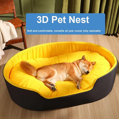 Big Bed Pet Sleeping Bes Large Dogs Accessories Pet Items Pet Medium Waterproof Cushion Mat Supplies Kennel Products Home Garden [PET]