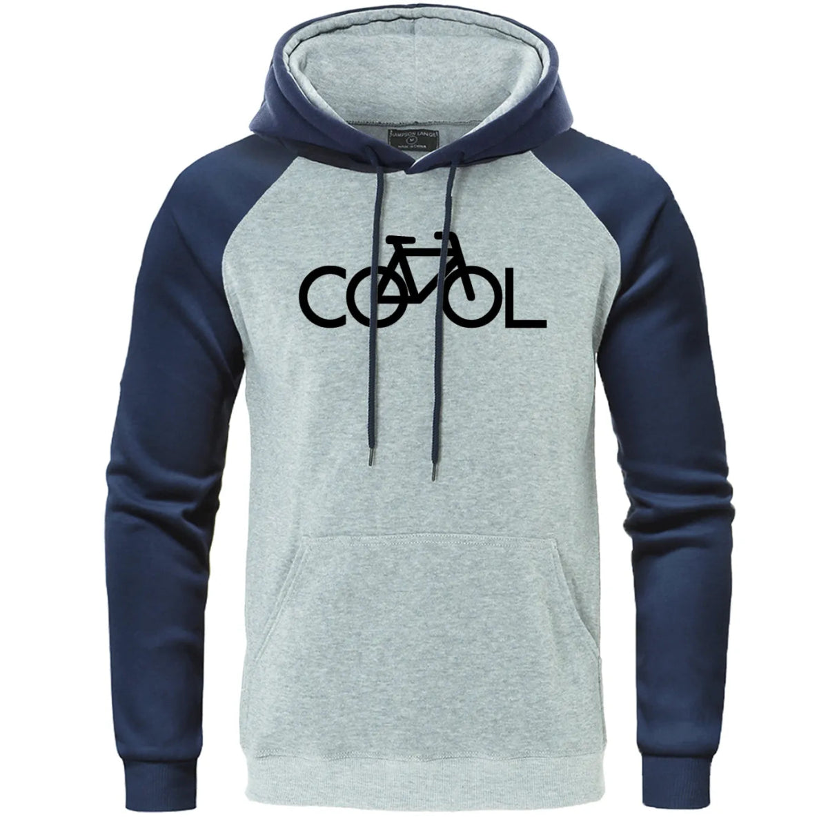 Bike It's Cool Raglan Hoodies Men 2022 Autumn Winter Hoodie Sweatshirt Man Leisure Warm Streetwear Mens Hoody Brand Pullover [MEN]