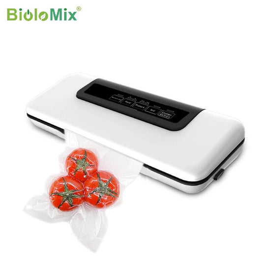 BioloMix Vacuum Sealer, Automatic Food Saver Machine for Food Preservation, Dry & Wet Mode for Sous Vide, 10 Vacuum Sealing Bags [HAP]