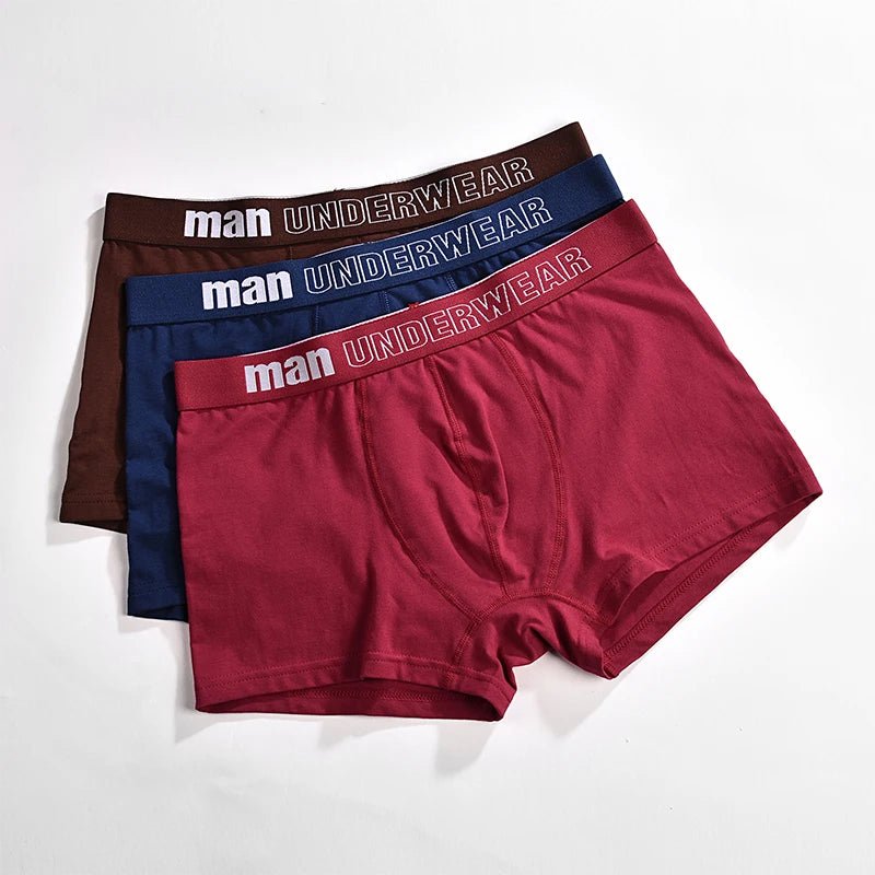 boxer mens underwear men cotton underpants male pure men panties shorts underwear boxer shorts  cotton solid cuecas [GRM] [UND]