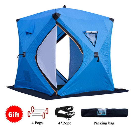 Camping Tent Ice Fishing Shelter High-Quality Easy Set-up Winter Fishing Tent Ice Fishing Tent Waterproof Fishing Camping Tent [CAM]