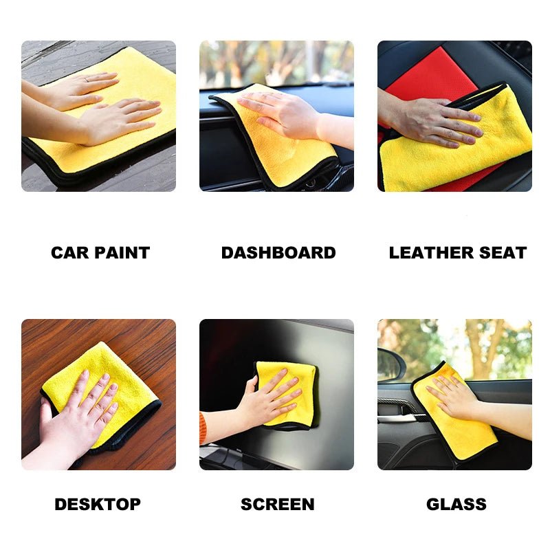 Car Detailing Car Wash Microfiber Towels Auto Detailing Car Products Tools Car Cleaning Microfiber Car Accessories Auto Towel [CAR] [DTL]