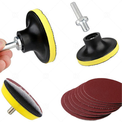 Car Detailing Polishing Sponge For Auto Headlight Restoration Kit With Buffing Pad Sanding Disc Waxing Sponge M10 Drill Adapter [CAR] [DTL]