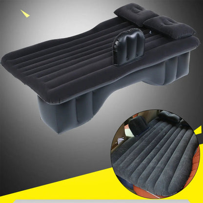 Car Inflatable Bed Car Travel Bed Air Mattress Back Seat With Electric Pump Camping Auto Accessories [CAR]