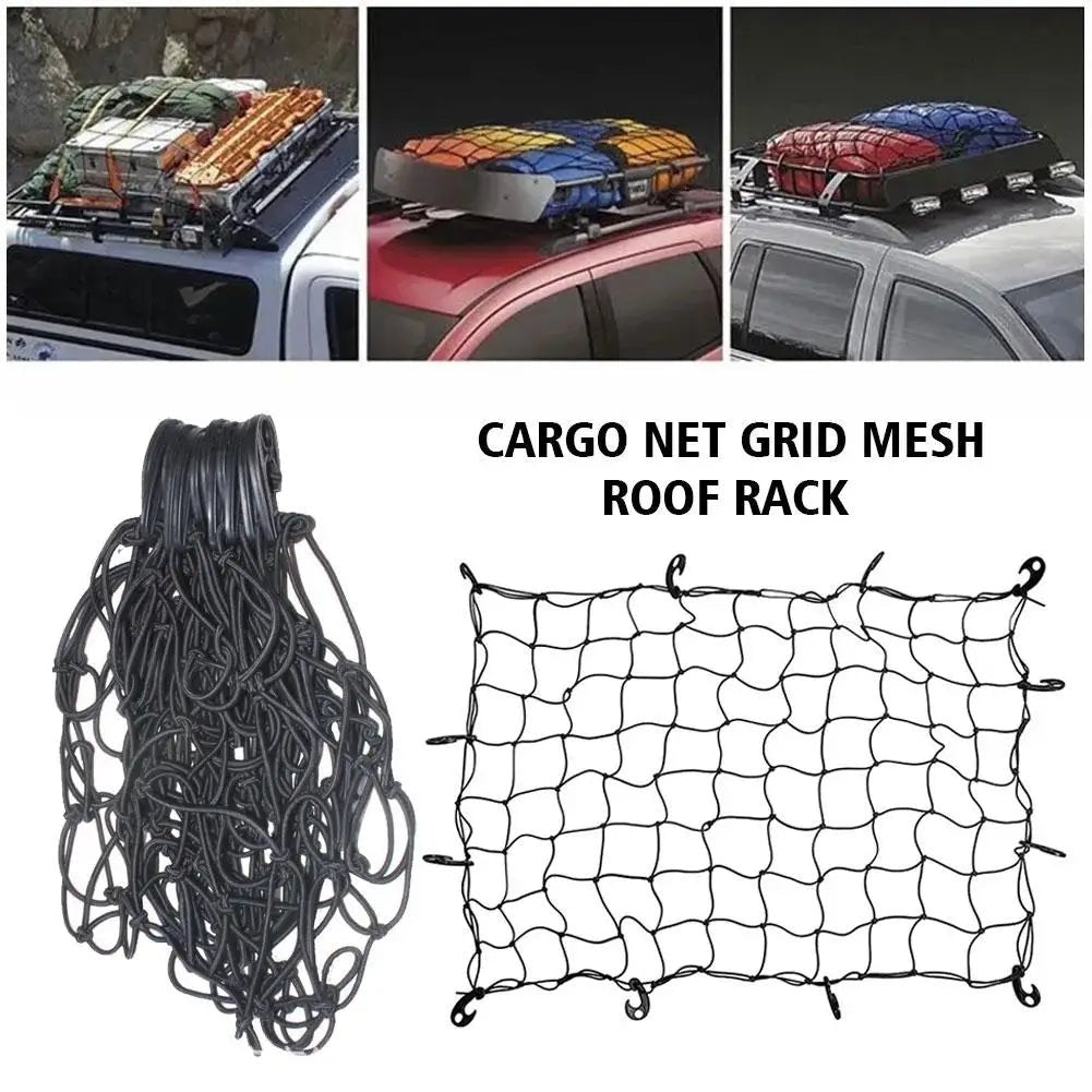 Car Roof Rack Luggage Carrier Cargo Net Grid Mesh Roof Rack Net Interior Ceiling Cargo For Pickup Truck Bed And SUV Roof Tr P5S7 [CAR]