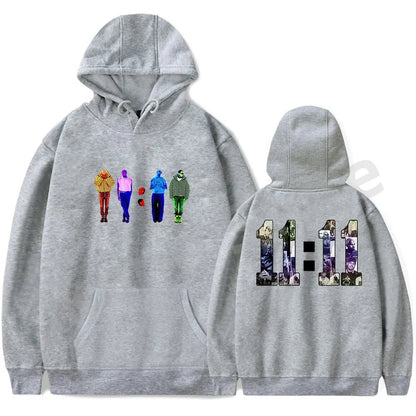 Chris Brown Rapper Hoodies 11:11 Album Merch Women Men Fashion Casual Streetwear Sweatshirts Long Sleeve T-Shirts [MEN]