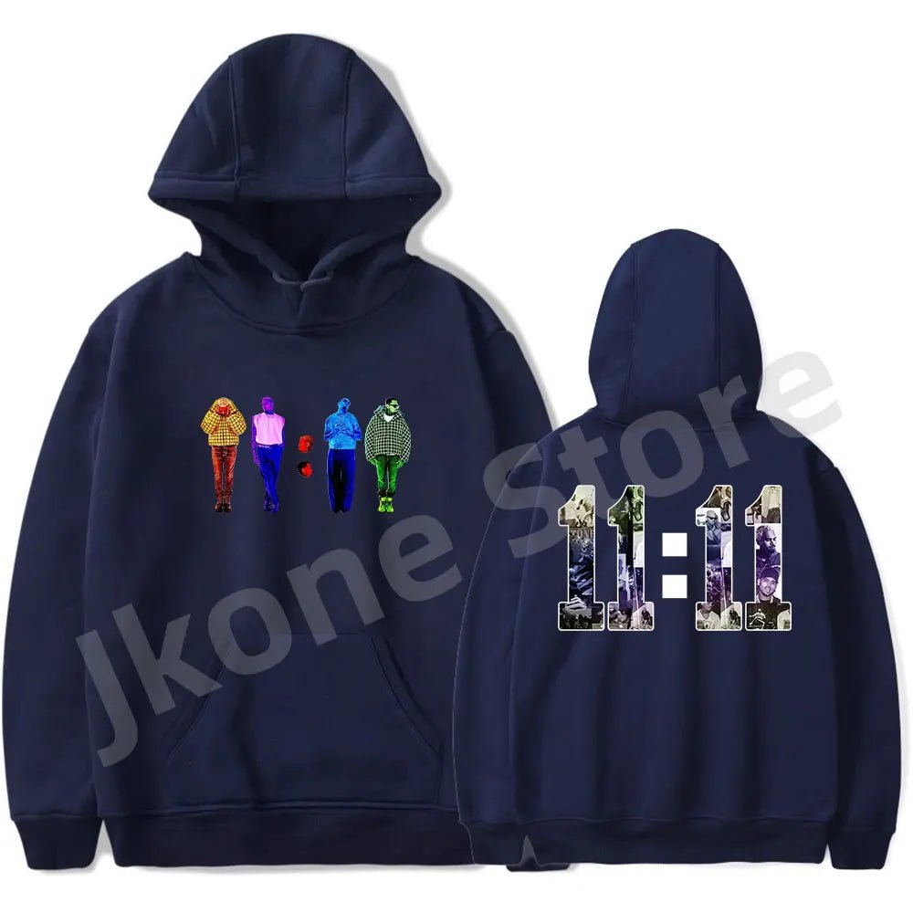 Chris Brown Rapper Hoodies 11:11 Album Merch Women Men Fashion Casual Streetwear Sweatshirts Long Sleeve T-Shirts [MEN]