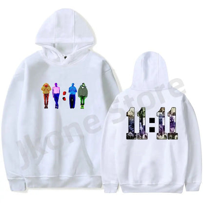 Chris Brown Rapper Hoodies 11:11 Album Merch Women Men Fashion Casual Streetwear Sweatshirts Long Sleeve T-Shirts [MEN]